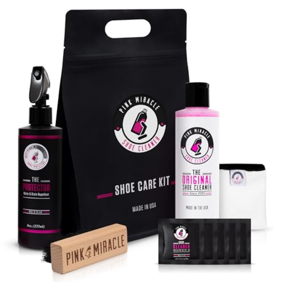 Sneaker Care Cleaner - Pink Miracle Shoe Care Kit -
