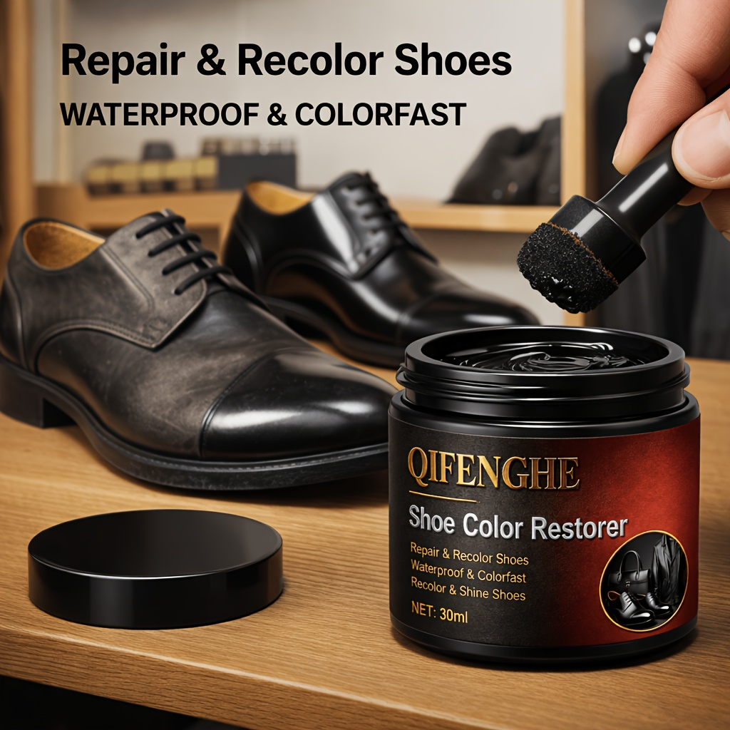 Sneaker Care Products - Leather Shoe Recoloring Balm, Restore Deep