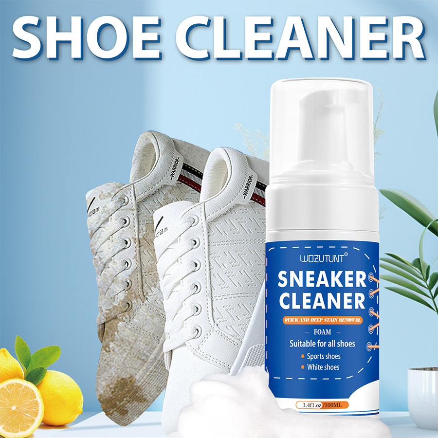 Sneaker Care Cleaner - 100ml White Shoe Cleaner No-wash Dry