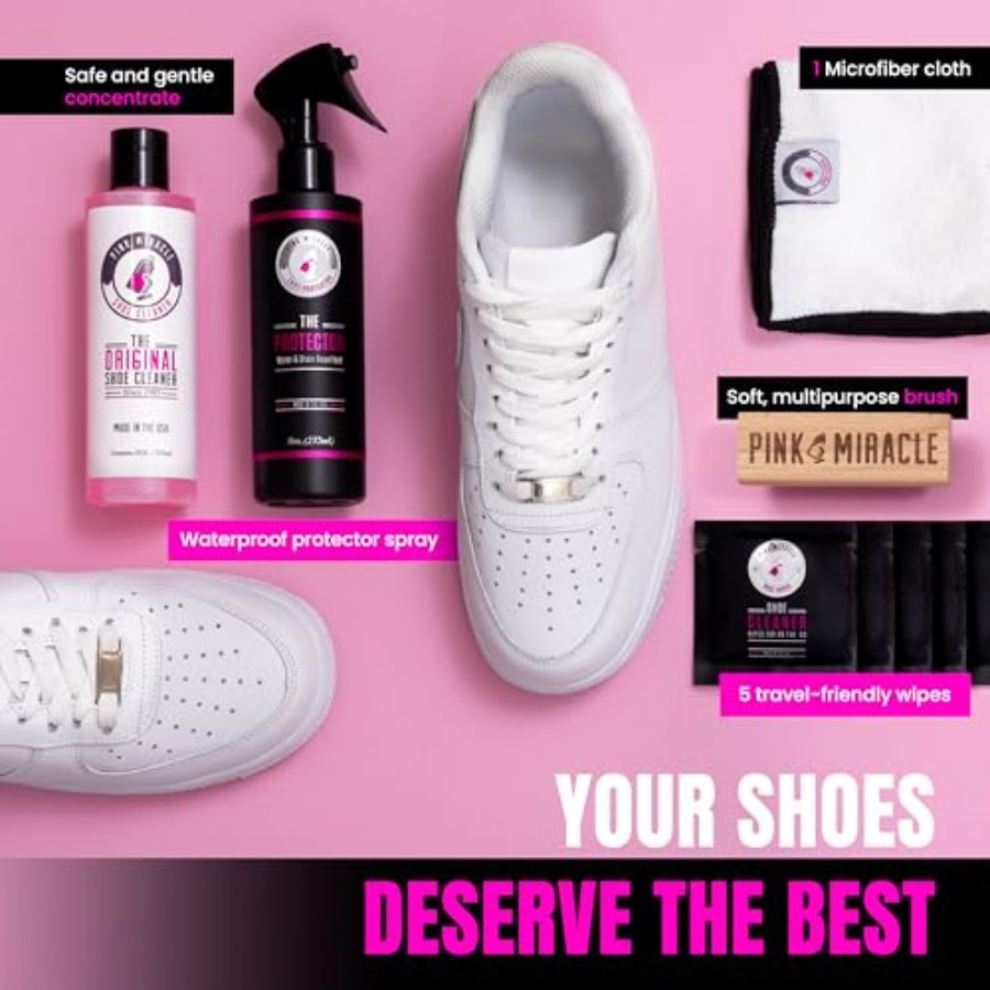 Pink Miracle Shoe Care Kit - I – Sneaker Care Cleaner recenzja i cena