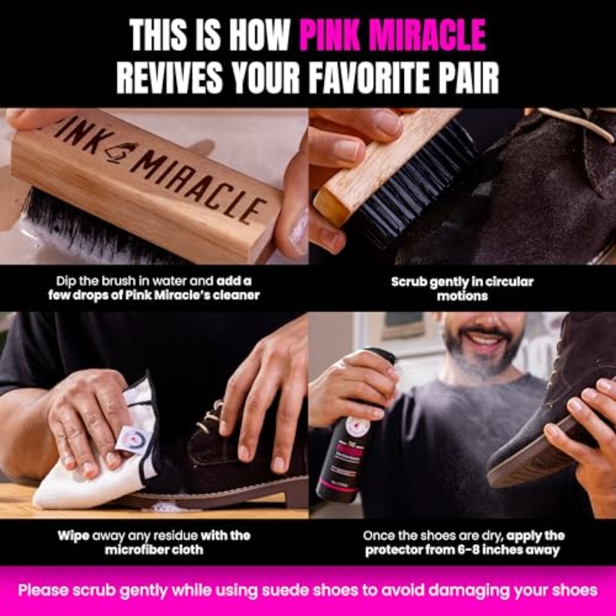 Pink Miracle Shoe Care Kit - I – Sneaker Care Cleaner recenzja i cena