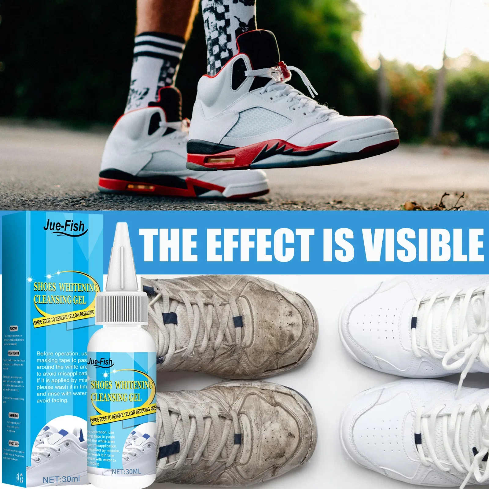 White Shoes Cleaning Gel Stain – Sneaker Cleaning Kit recenzja i cena