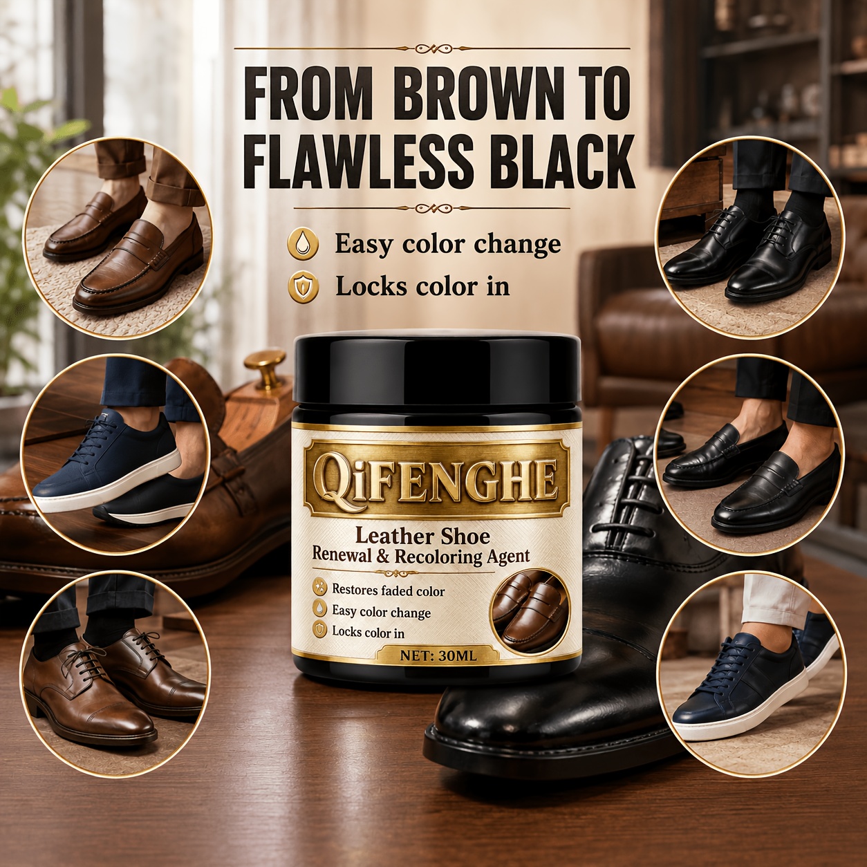 Leather Shoe Renewal Recolorin – Shoe Polish Cream recenzja i cena