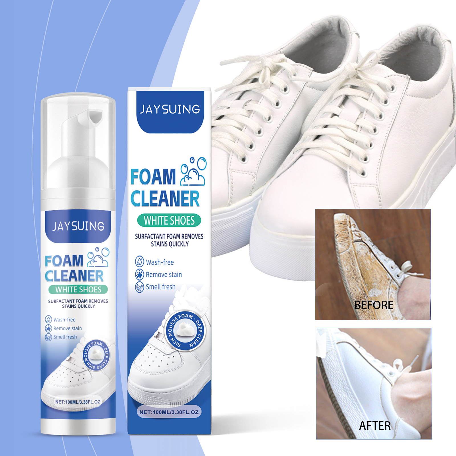 White Shoes Foam Cleaner No Ri – Sneaker Care Cleaner recenzja i cena