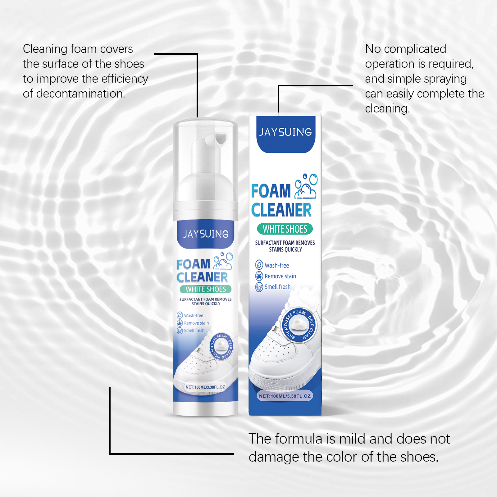 White Shoes Foam Cleaner No Ri – Sneaker Care Cleaner recenzja i cena