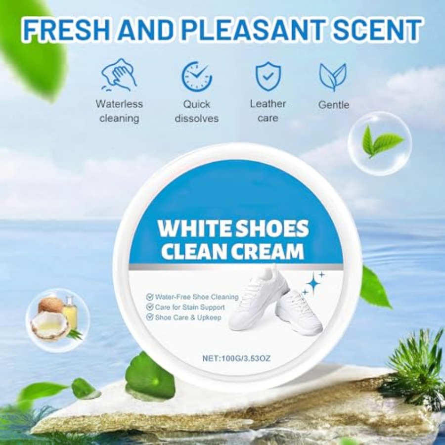 White Shoe Cleaner Cream, Mult – Sneaker Cleaning Kit recenzja i cena