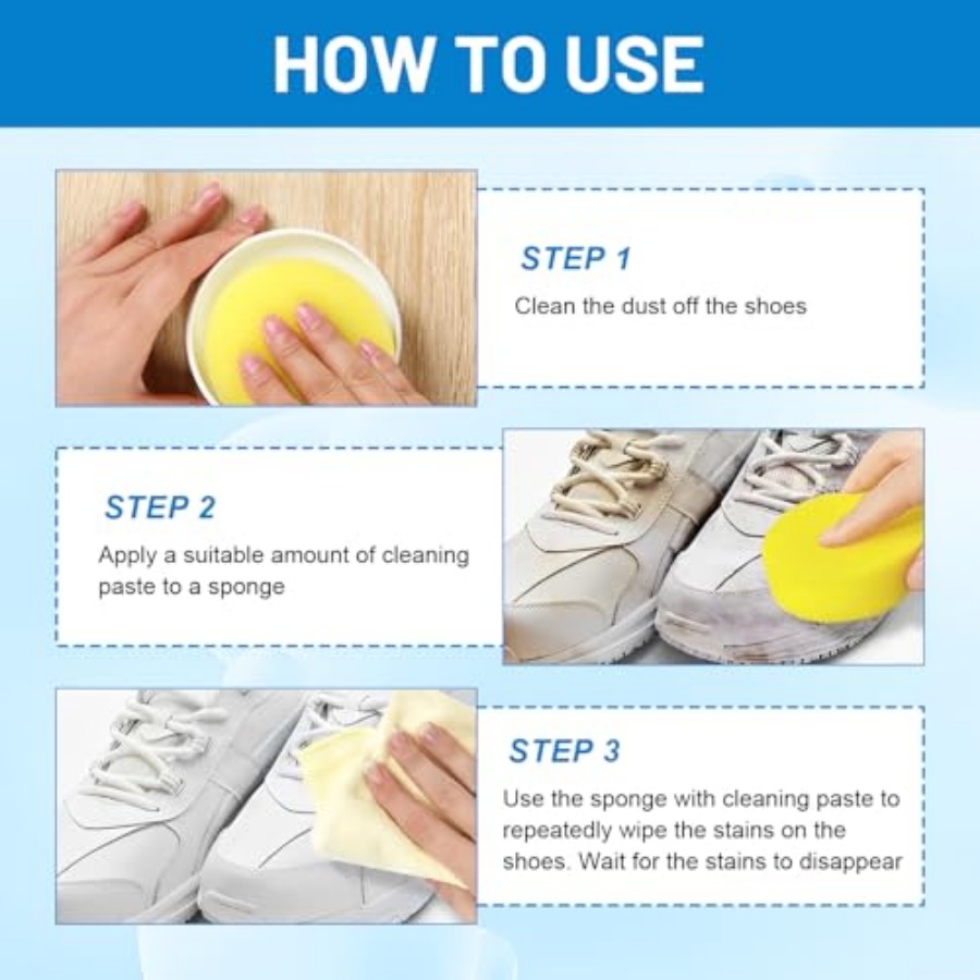 White Shoe Cleaner Cream, Mult – Sneaker Cleaning Kit recenzja i cena